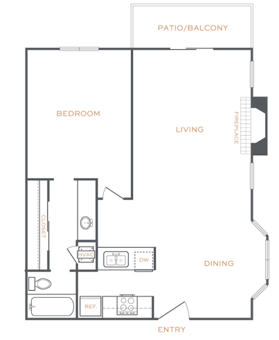 the floor plan for a two bedroom apartment at The  Laney